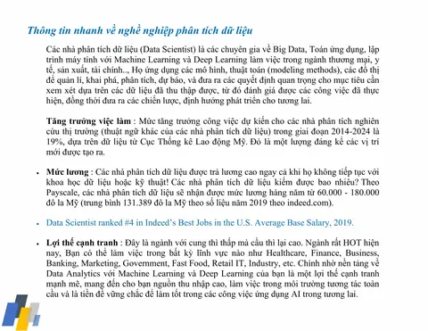 Page 2 of 8 of the Master's Data Analytics program brochure
